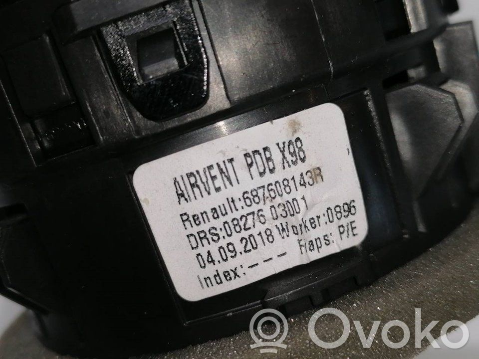 Renault Clio IV Luftausströmer Lüftungsdüse Luftdüse Mitte 