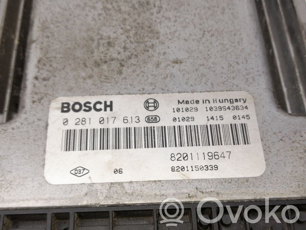 Renault Laguna III Unité de commande, module ECU de moteur 