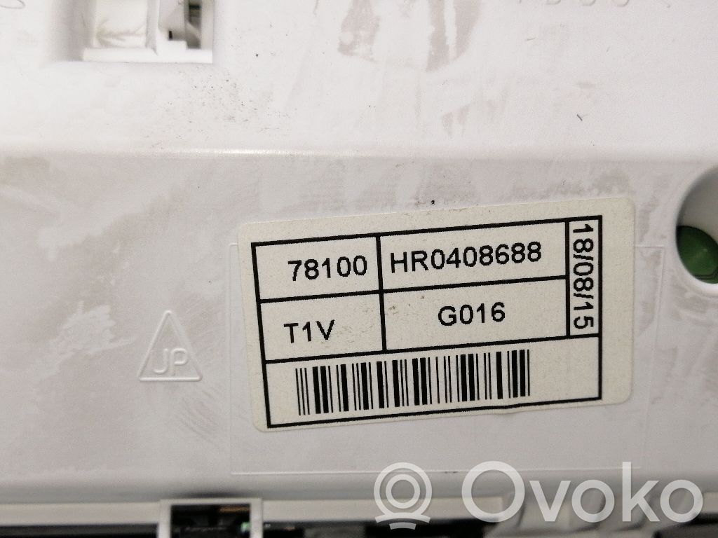 Geschwindigkeitsmesser Cockpit   78100T1VG02,78100HR0408426,HR0408688