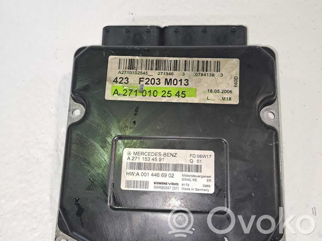 Mercedes-Benz C W203 Centralina/modulo motore ECU