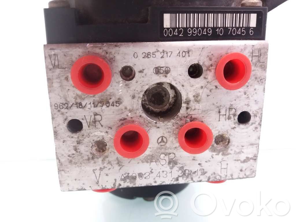 Bomba de ABS   A0034313112