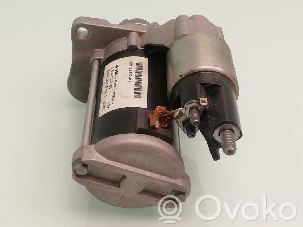 Motor de arranque   25192447,0001192009