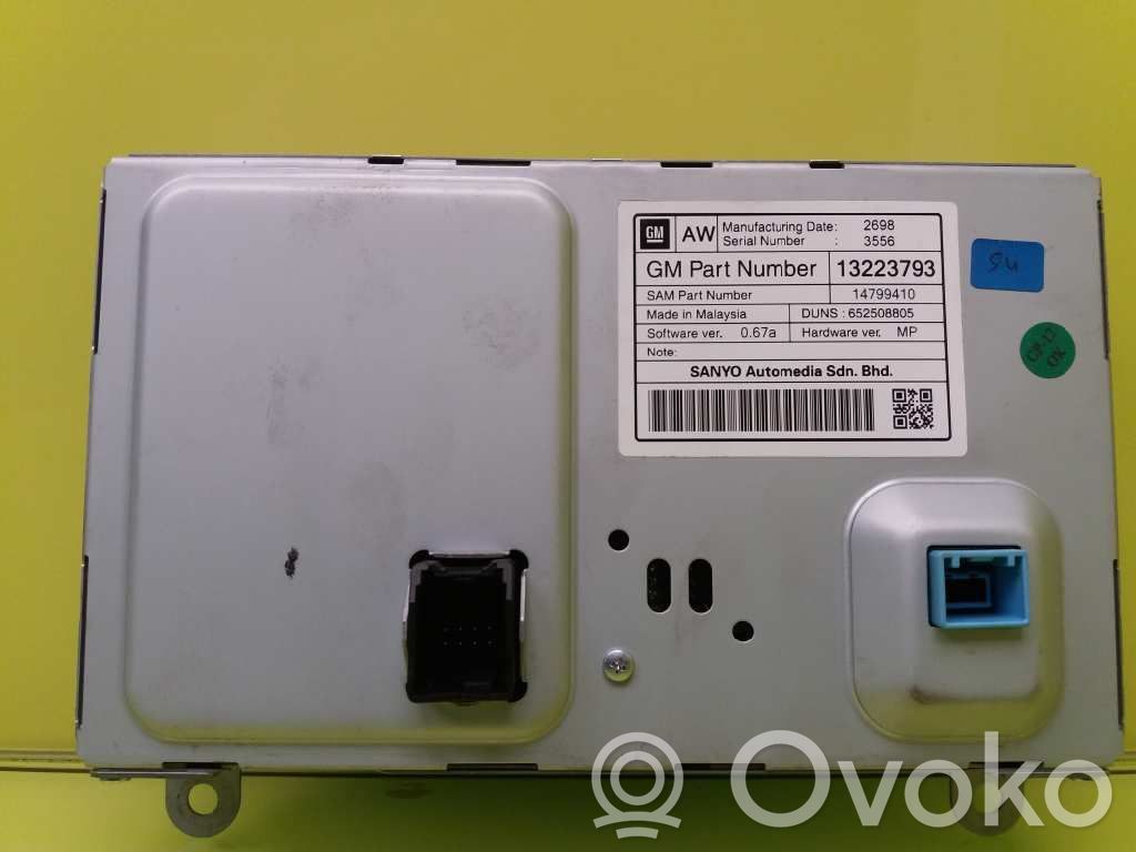 Opel Insignia A Unità principale autoradio/CD/DVD/GPS 