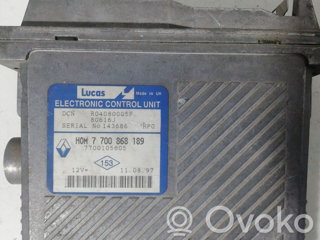 Renault Megane I Engine control unit/module ECU 