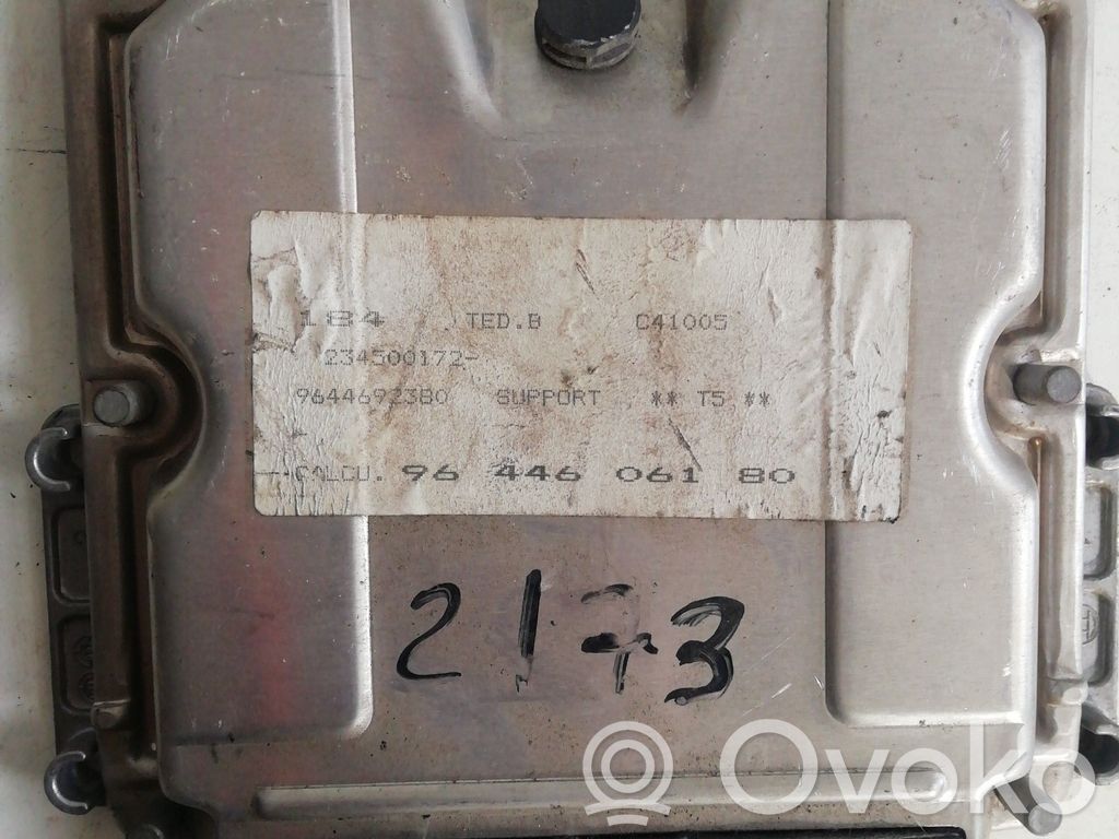 Peugeot 307 Unitate control motor/modul ECU 