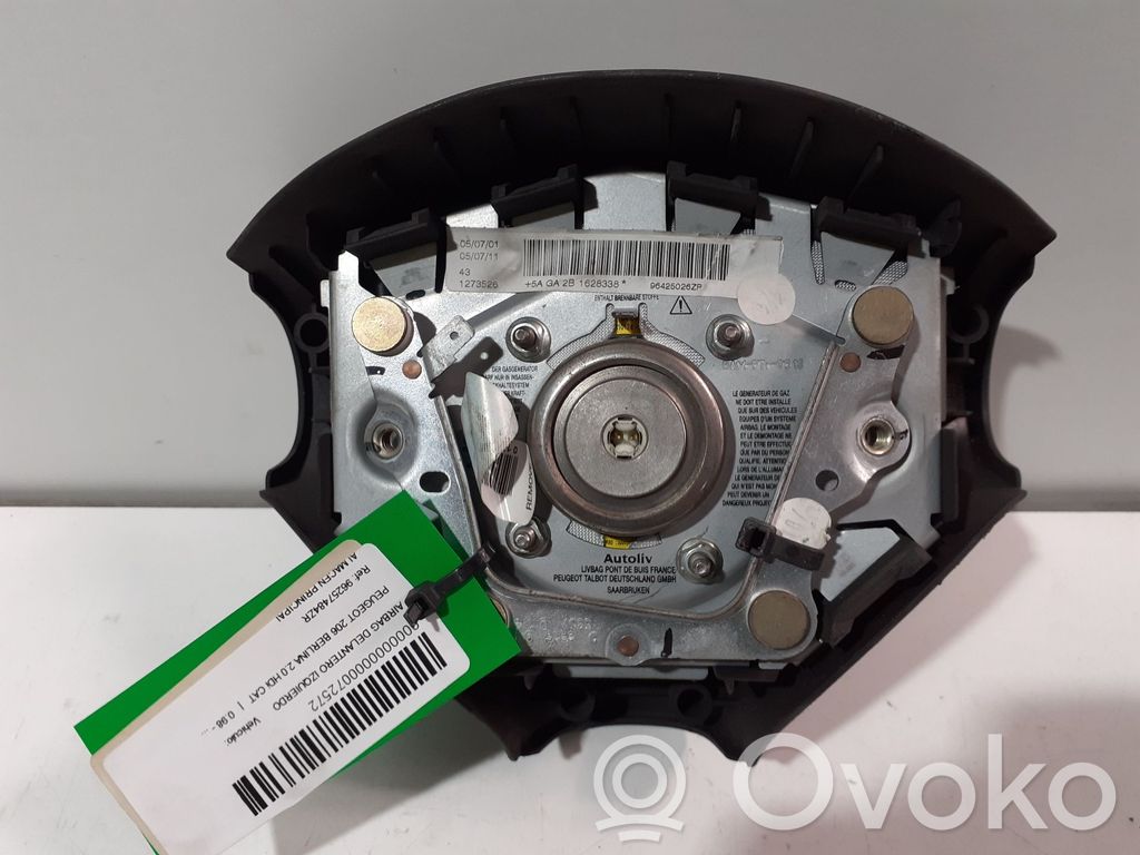 Peugeot 206 Airbag dello sterzo 