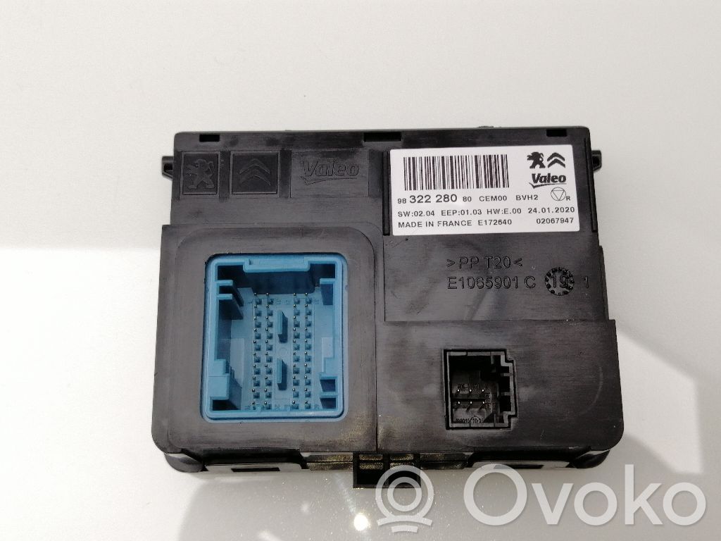 Central body control module   9832228080