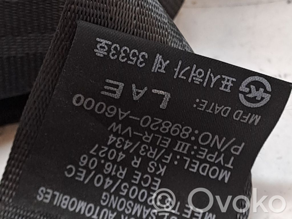 Centură spate   89820A6000WK