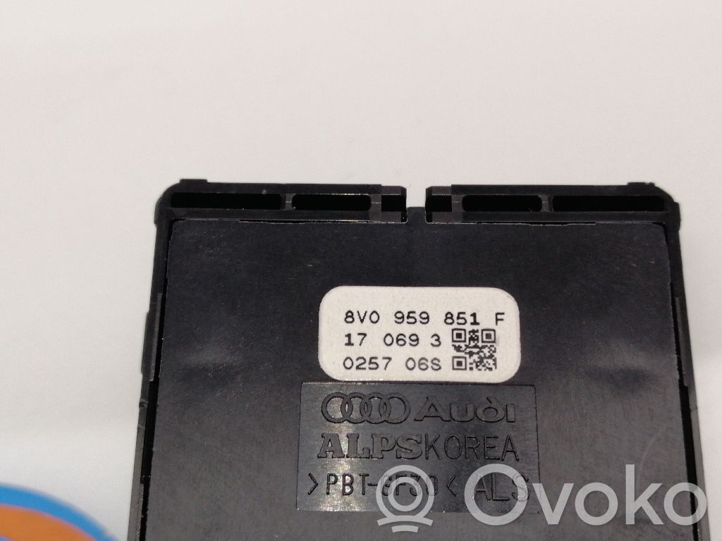 Comutator comandă geamuri electrice   8V0959851F