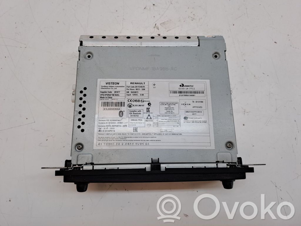 Panel / Radioodtwarzacz CD/DVD/GPS   281151657R