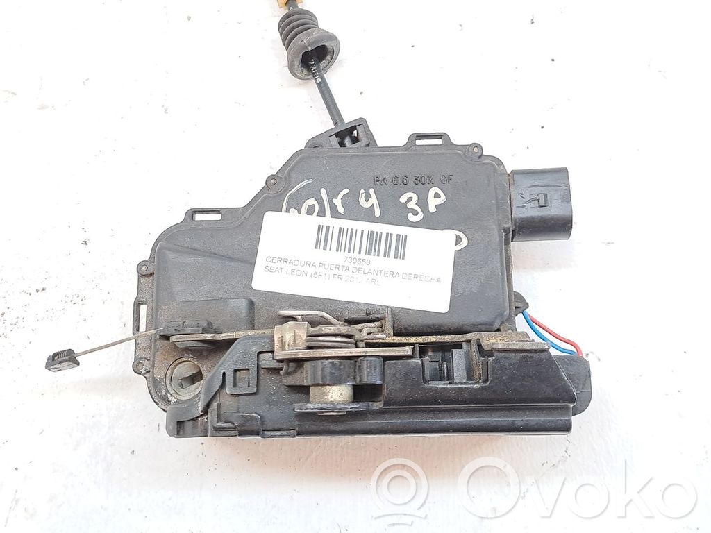 Serrure de porte avant   3B1837016AD