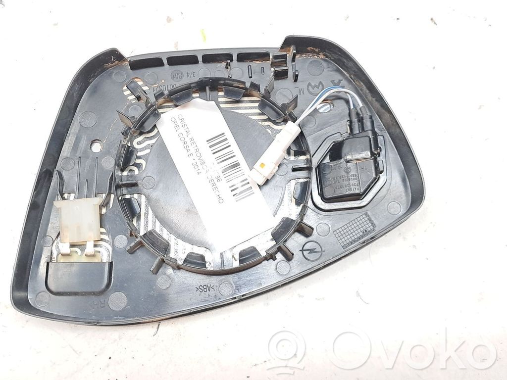 Opel Corsa E Wkład lusterka drzwi przednich 