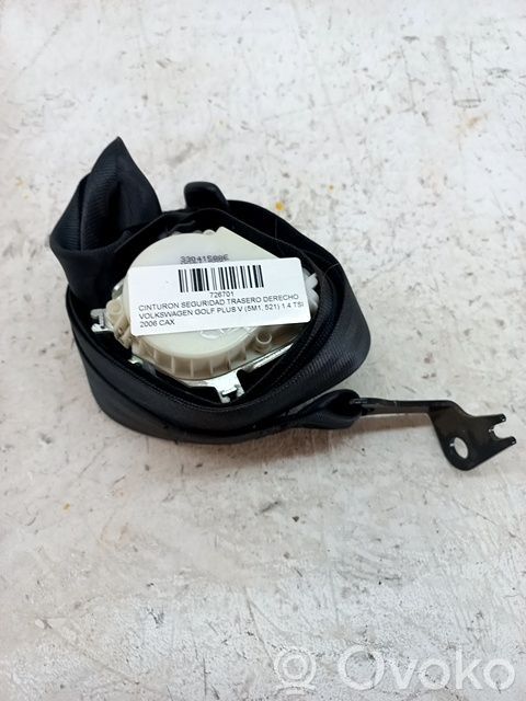 Volkswagen Golf Plus Ceinture de sécurité arrière
