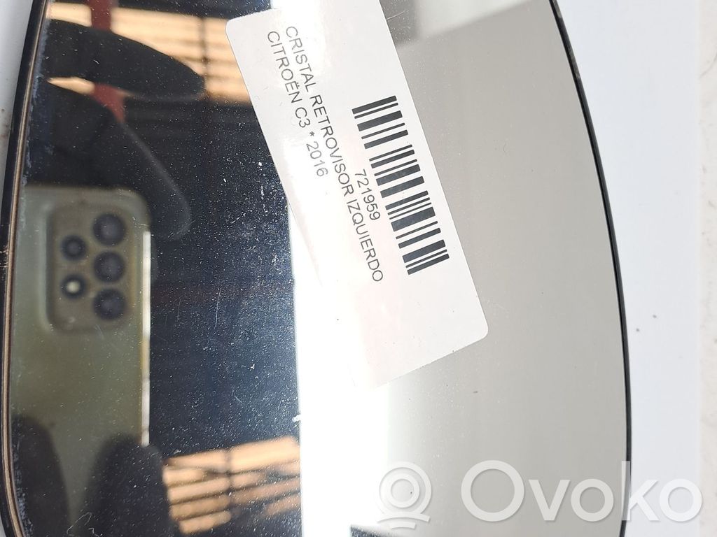 Citroen C3 Sticlă oglindă laterală 