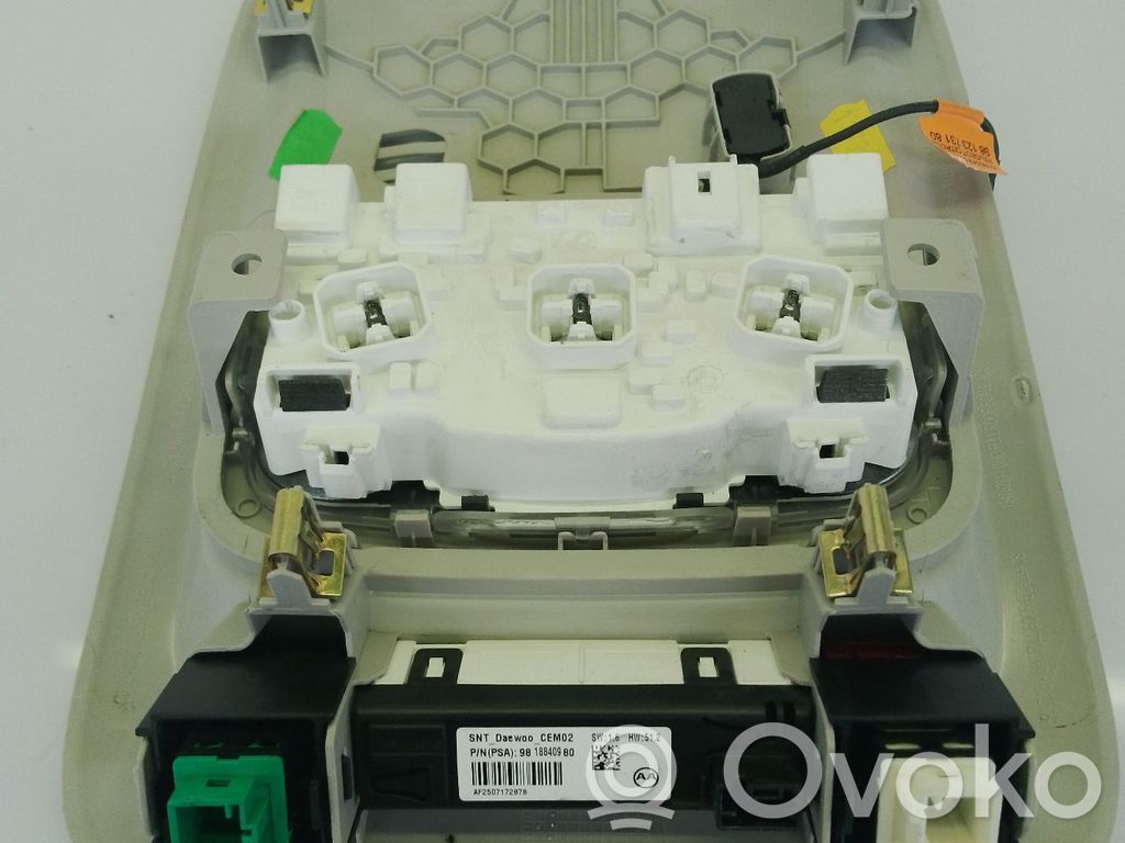Citroen C3 Ramă consolă lumini plafon 