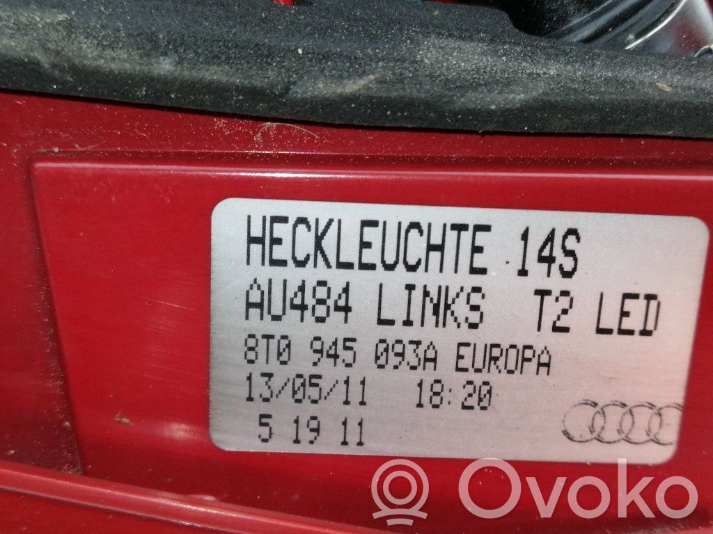 Audi A5 Sportback 8TA Takavalon polttimo 