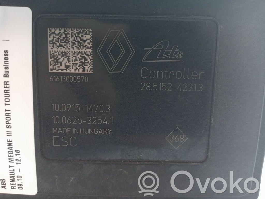 Pompe ABS   476609440R,476604349R
