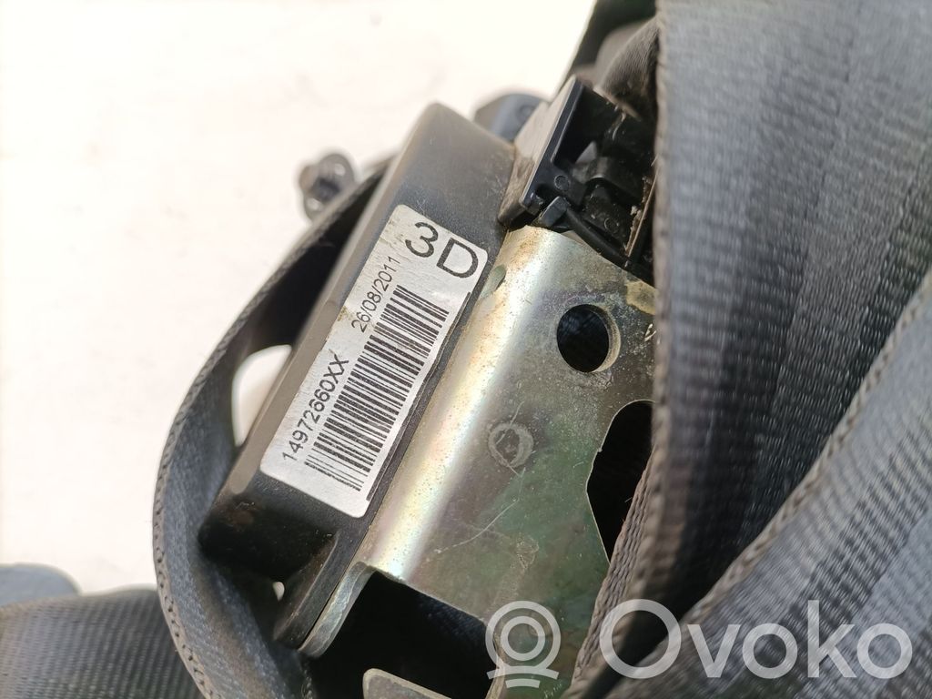 Fiat Scudo Pas bezpieczeństwa fotela tylnego 
