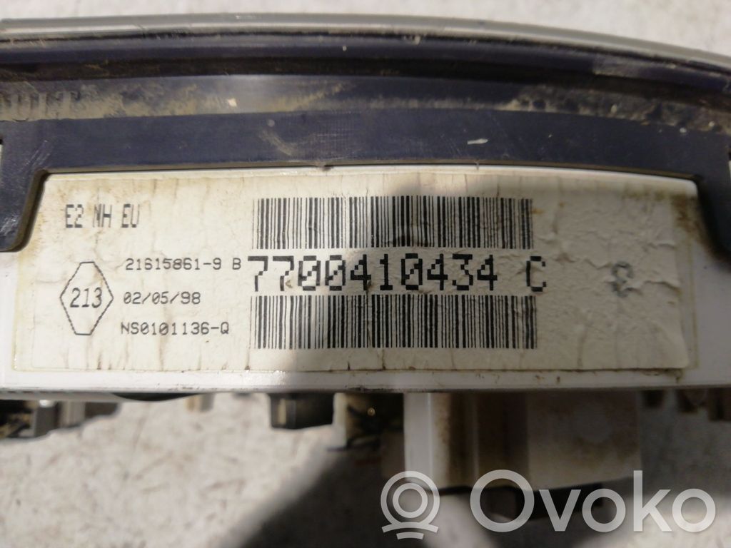 Renault Clio II Nopeusmittari (mittaristo) 