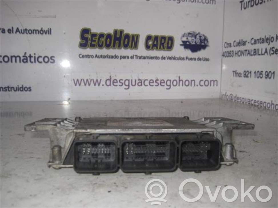 Peugeot 206 Unité de commande, module ECU de moteur 