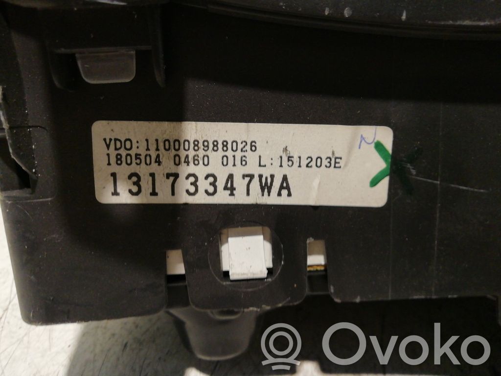 Opel Corsa C Tachimetro (quadro strumenti)