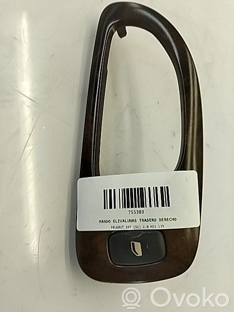 Interrupteur commade lève-vitre   6554E8