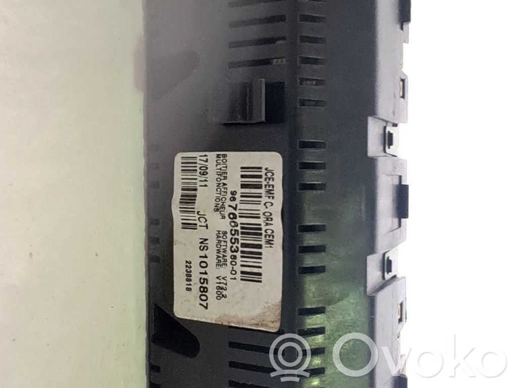 Peugeot 5008 Pantalla del monitor frontal 