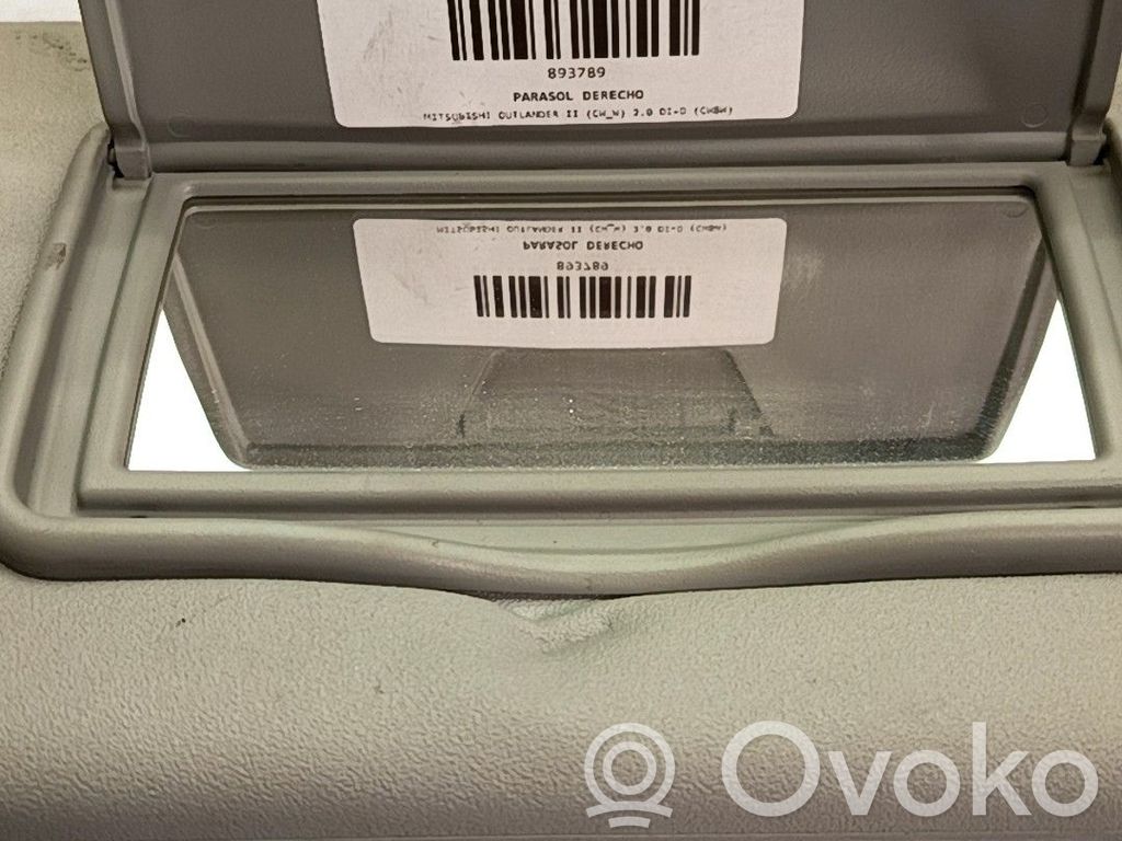 Mitsubishi Outlander Osłona przeciwsłoneczna 