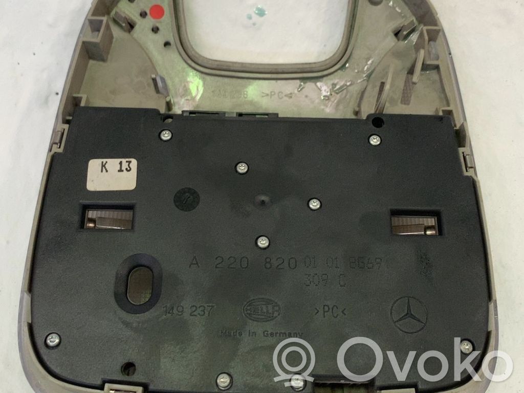 Panel oświetlenia wnętrza kabiny   A22082001018G69,A2208200101