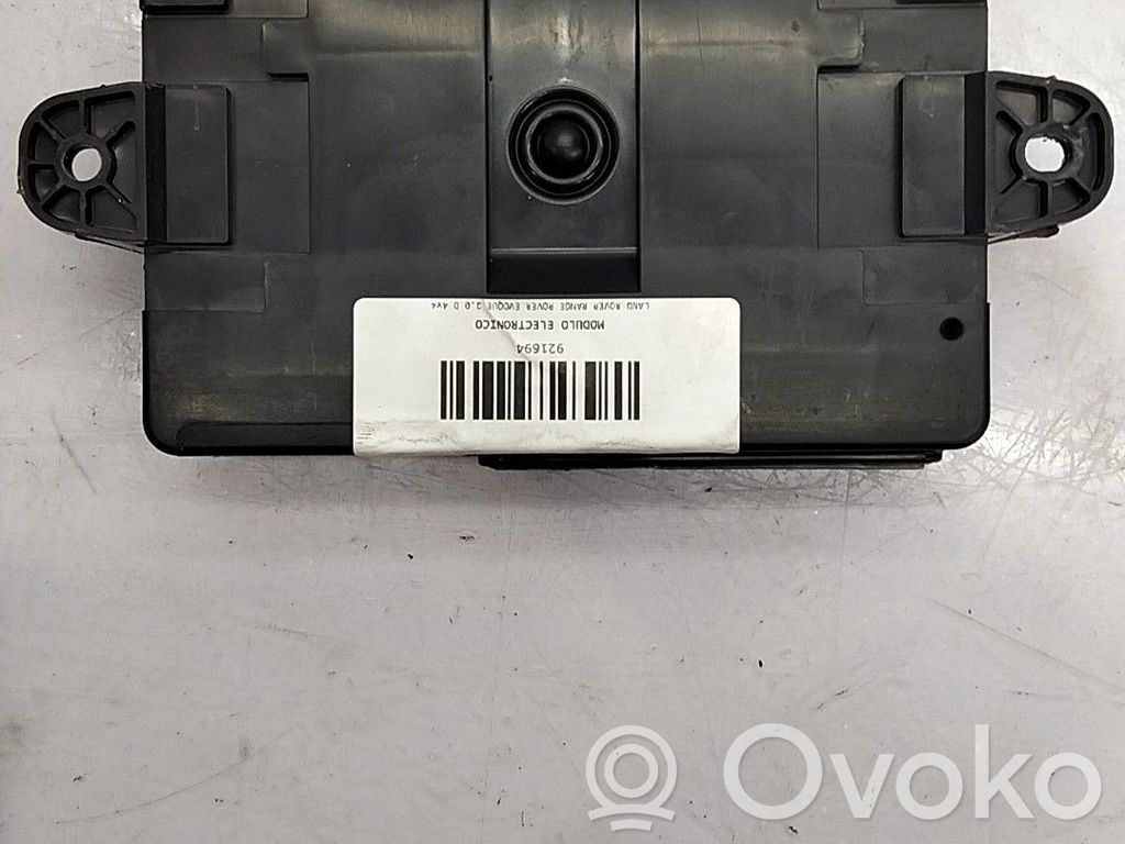 Land Rover Range Rover Evoque L538 Modulo di controllo del corpo centrale 