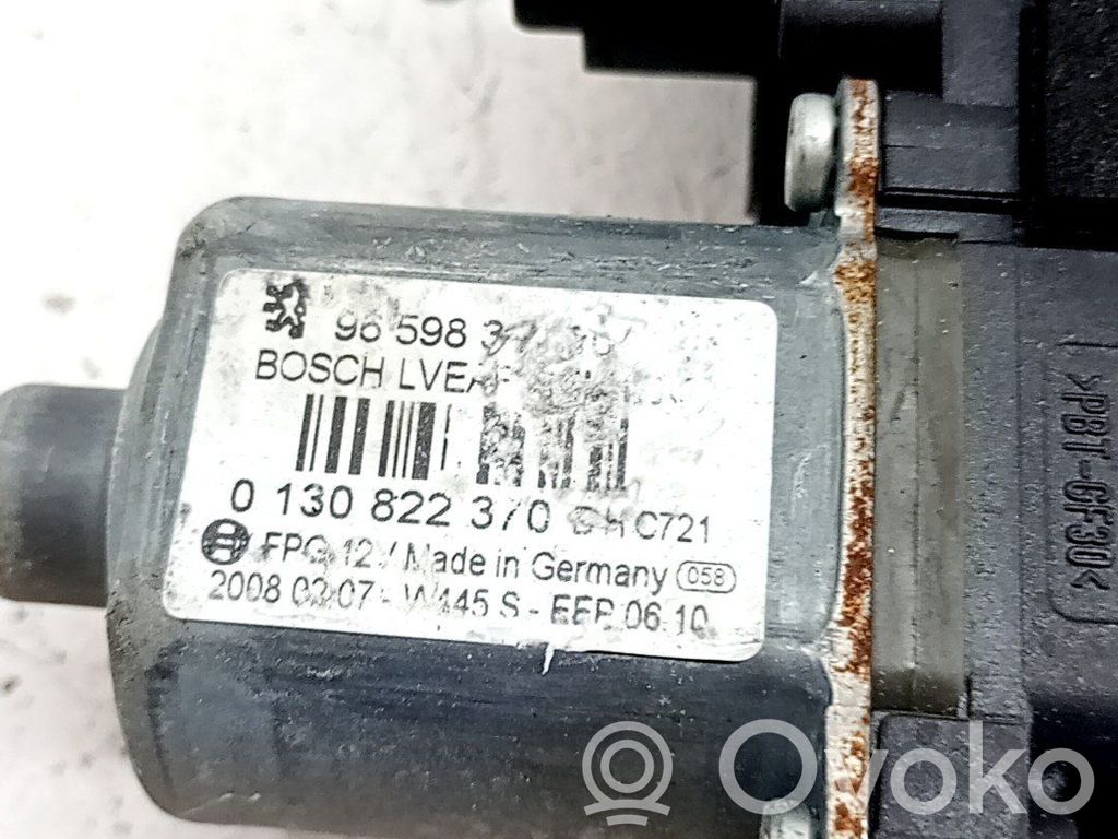 Peugeot 308 Regulador de ventanilla eléctrico de puerta delantera 