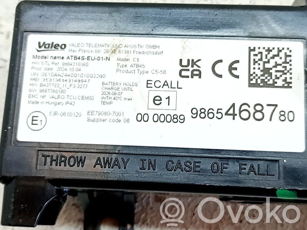 Central body control module   9865468780