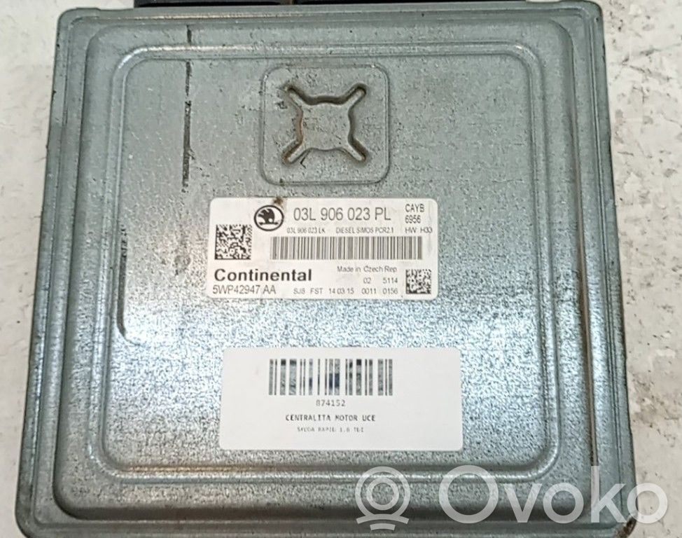 Skoda Rapid (NH) Komputer / Sterownik ECU silnika 