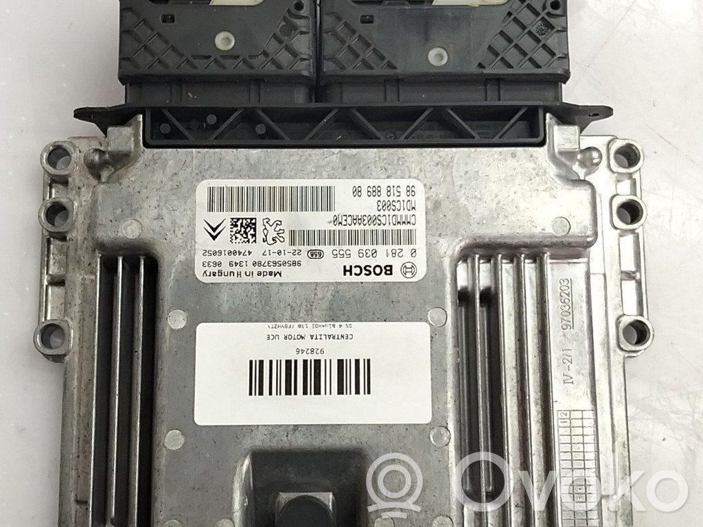 Unité de commande, module ECU de moteur   1687818480,0281039555