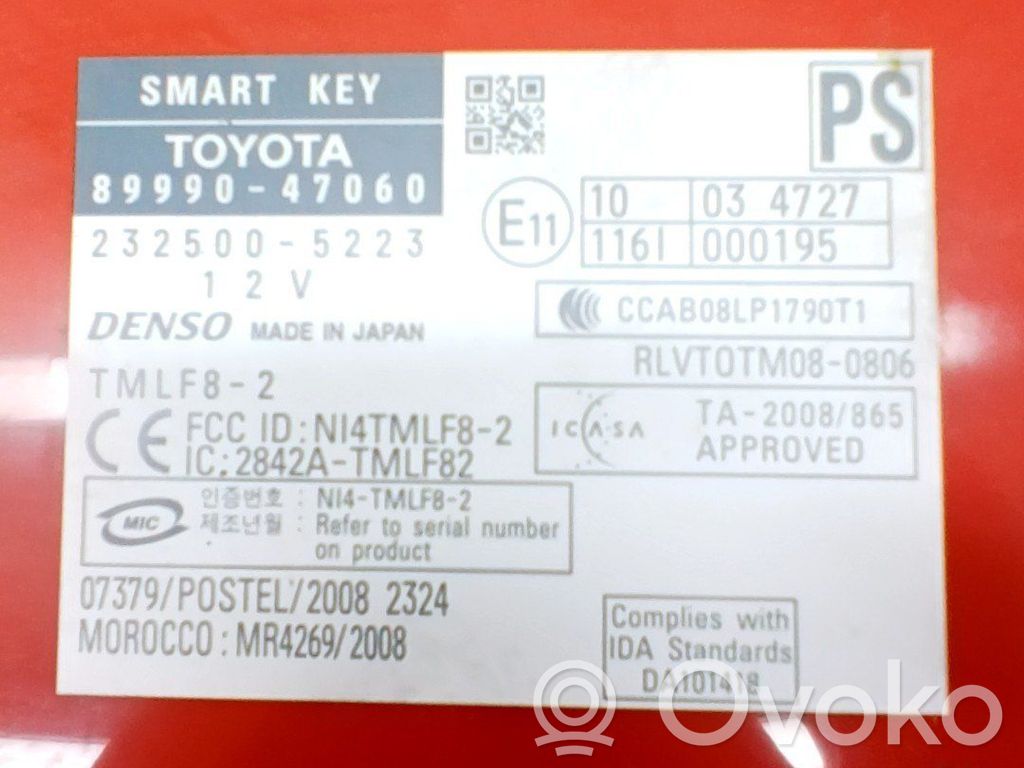 Unidad de control/módulo inmovilizadora   8999047060