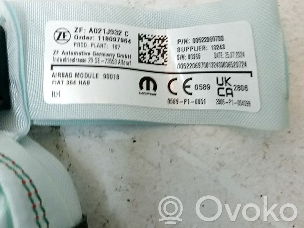 Airbag del techo   52206970