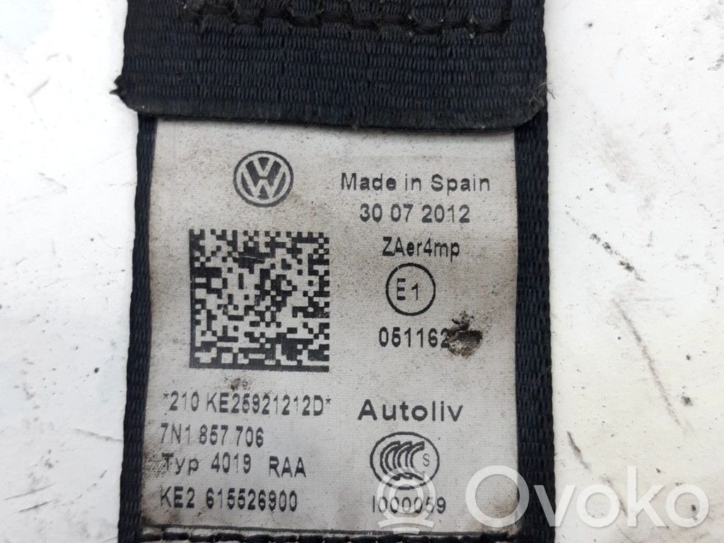 Seat Alhambra (Mk2) Cintura di sicurezza anteriore 