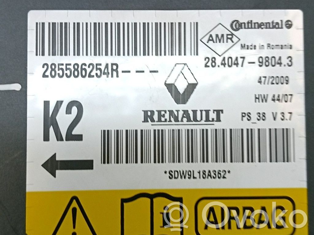 Unidad de control/módulo del Airbag   285586254R