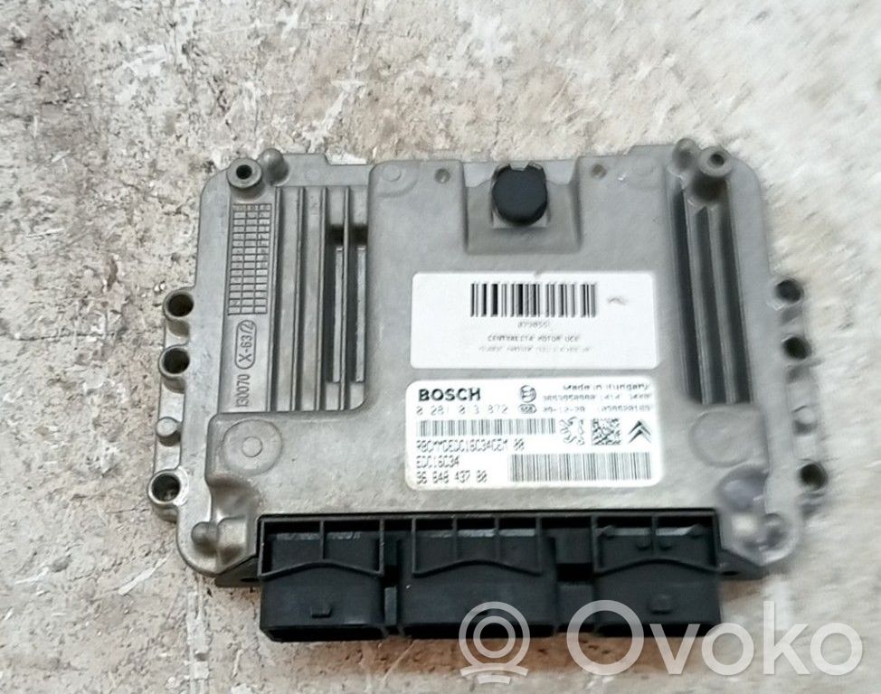 Peugeot Partner Unité de commande, module ECU de moteur 