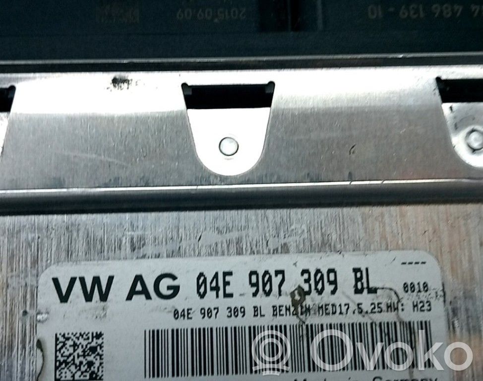 Unidad de control/módulo ECU del motor   04E906027GR,04E907309BL