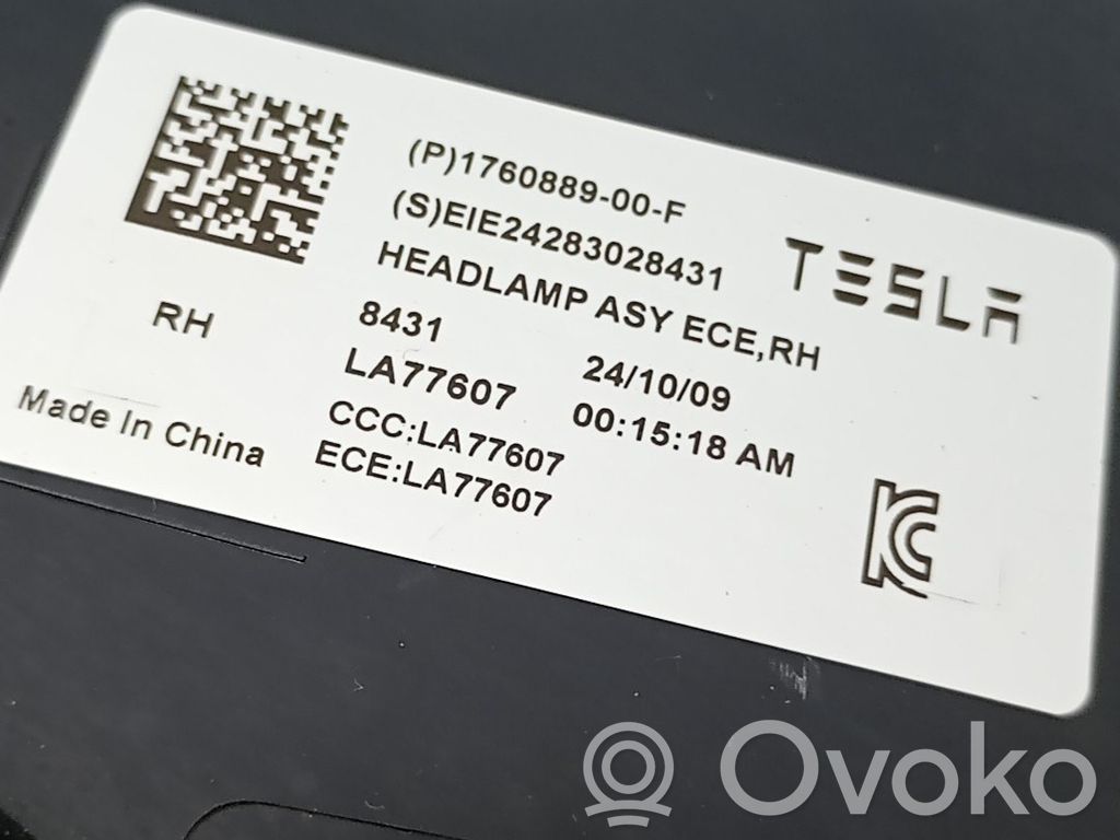 Tesla Model 3 Phare frontale 