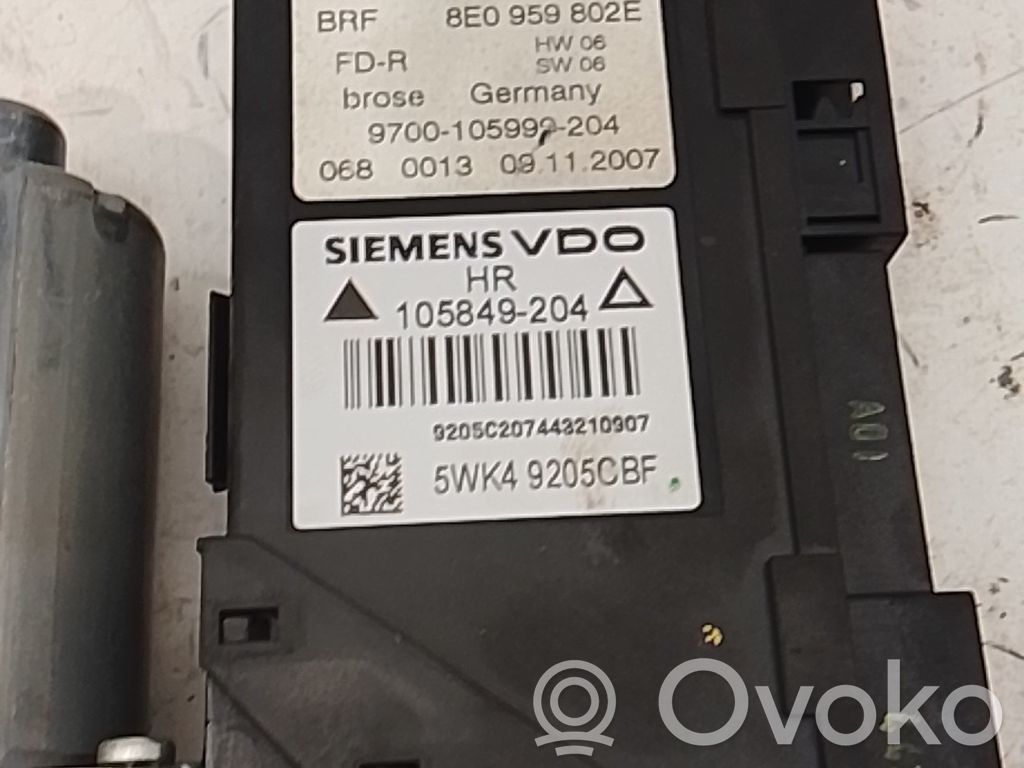 Audi A4 S4 B6 8E 8H Motor macara geam ușă spate 
