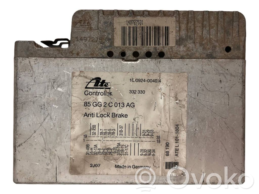 ABS control unit/module   10092400404,85GG2C013AG,332330