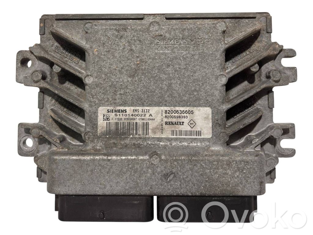 Engine control unit/module   8200636605,8200598393,EMS3132,S110140022A