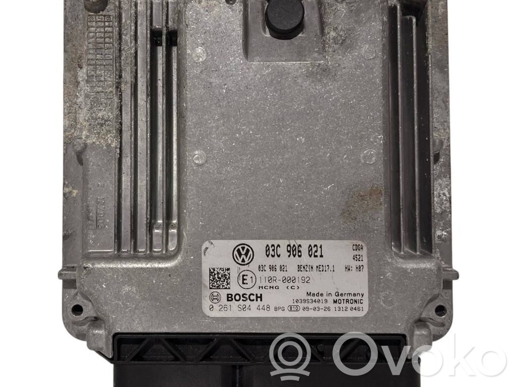 Engine control unit/module   03C906021,MED171,0261S04448