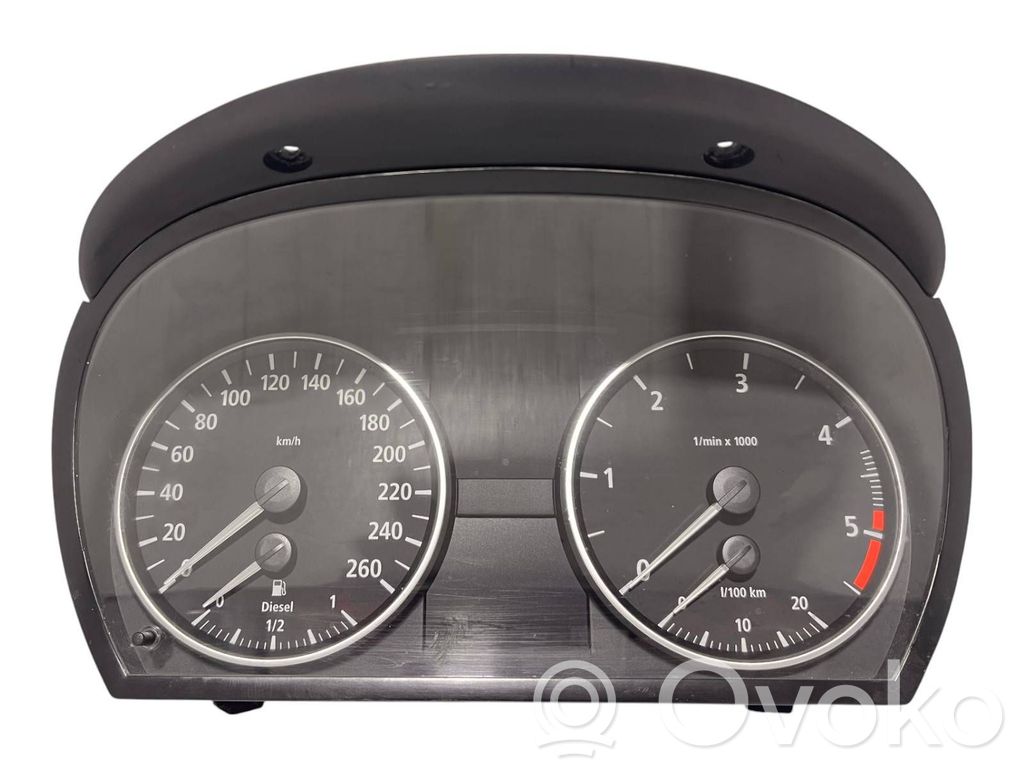 BMW 3 E90 E91 Speedometer (instrument cluster) 