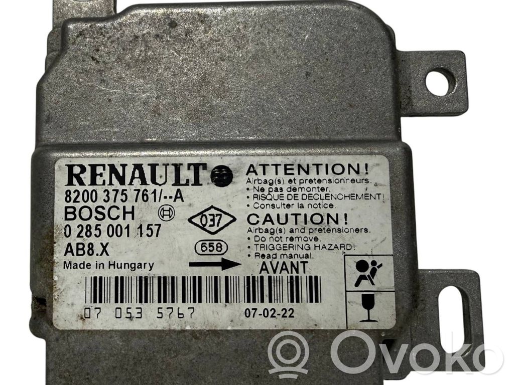Renault Symbol II Centralina/modulo airbag 