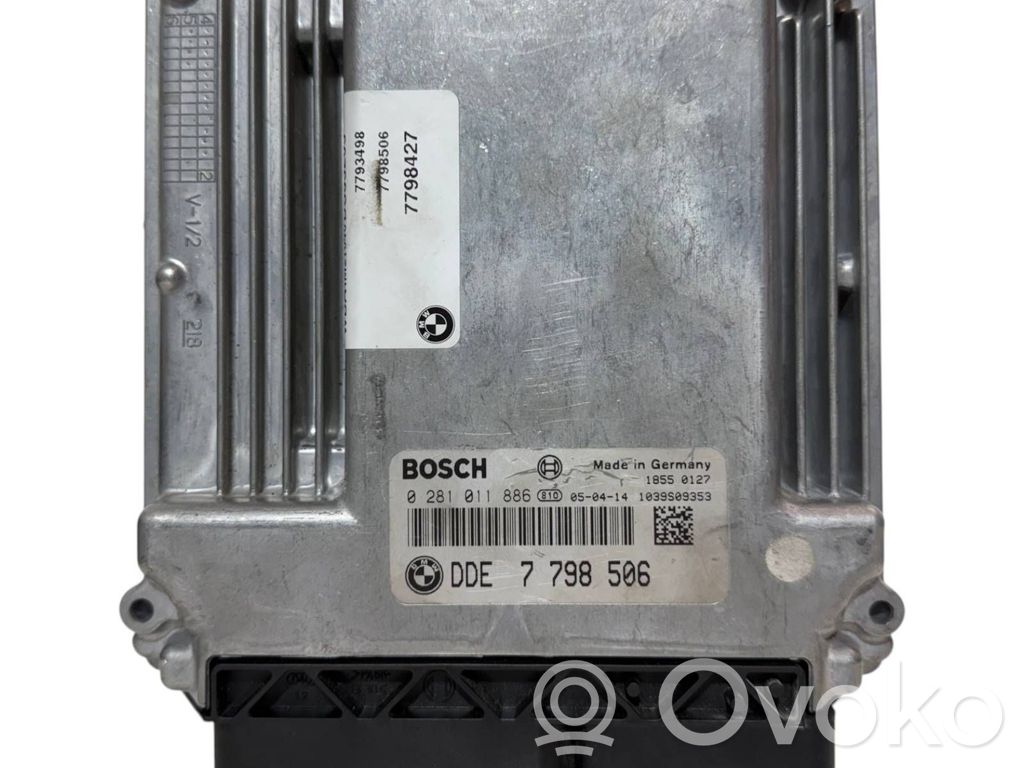 BMW 7 E65 E66 Engine control unit/module 