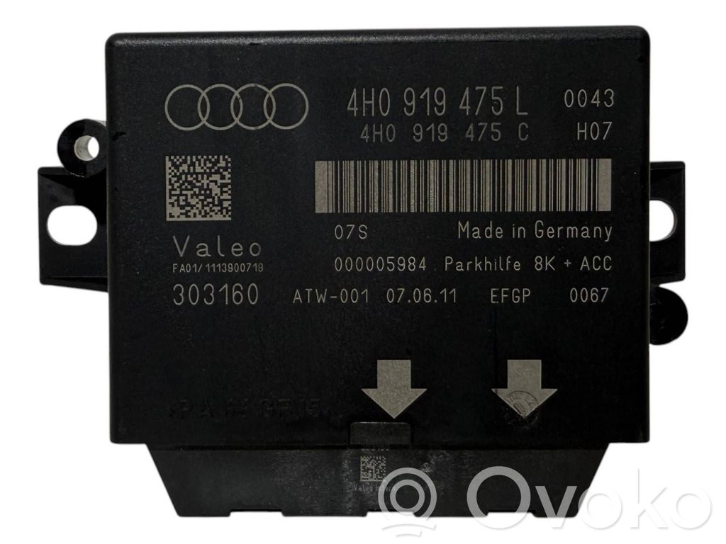 Audi A6 S6 C7 4G Parking PDC control unit/module 