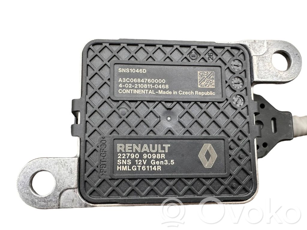 Renault Trafic III (X82) Czujnik temperatury spalin 